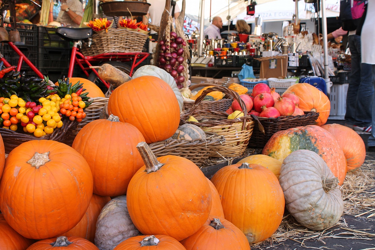 autunno a Campo dei Fiori (Roma)