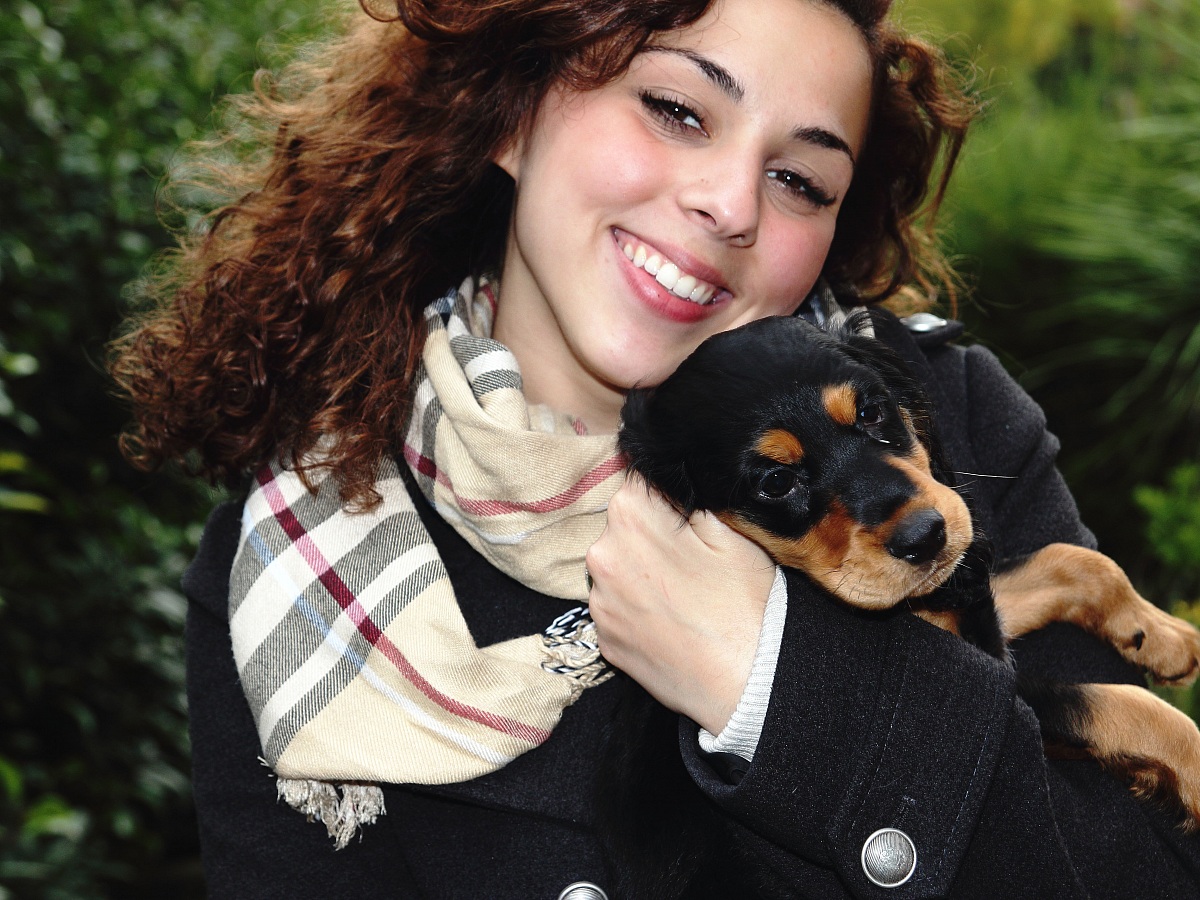 felicità è un cucciolo