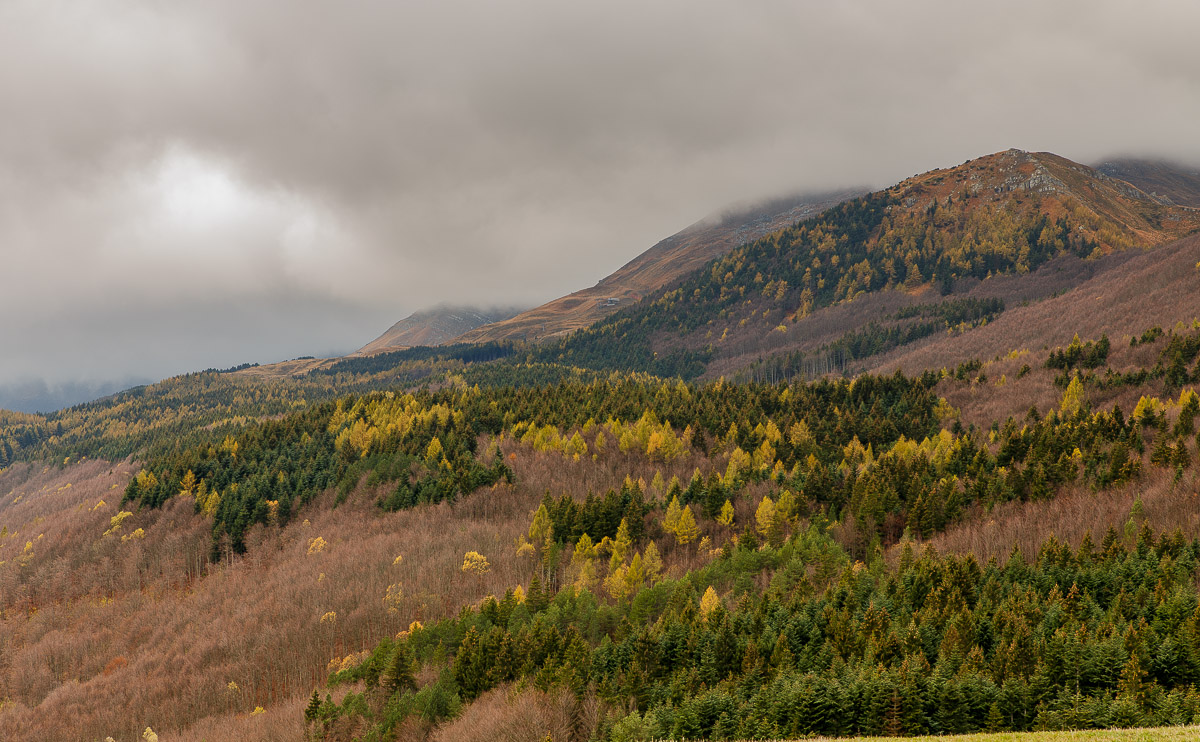 Guardando verso il Cimone