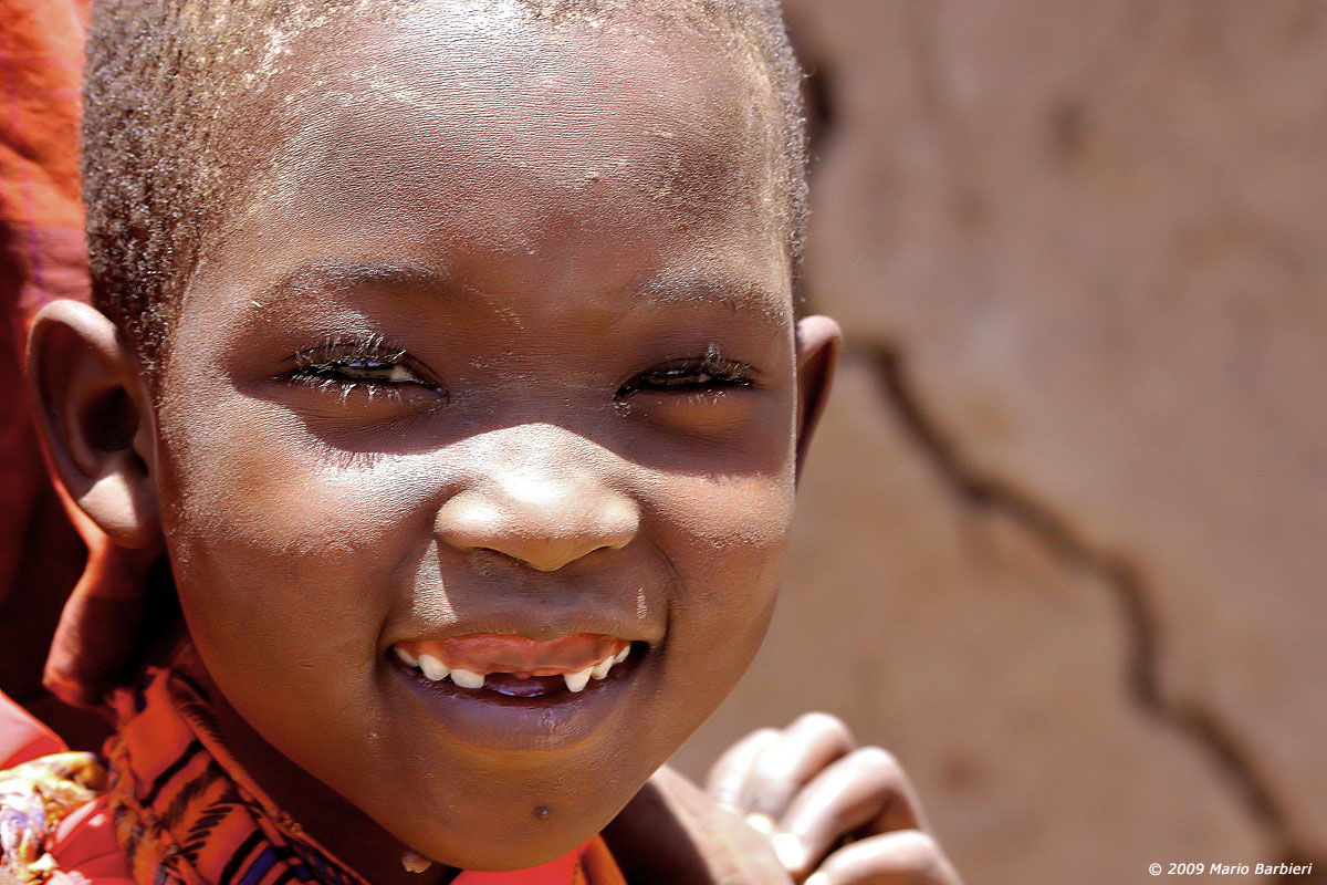Bambino Masai - Ambolesi National Park, Kenya