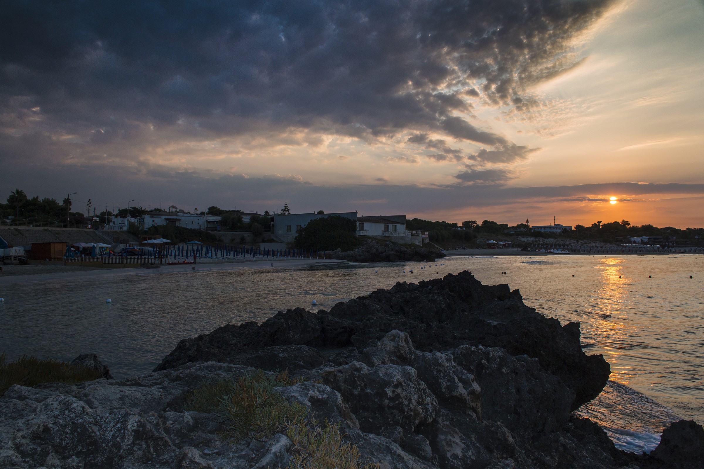 Sunrise in Marina di Pulsano