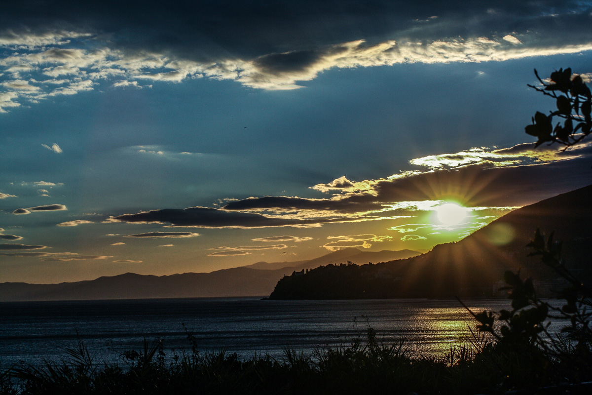 Tramonto ligure