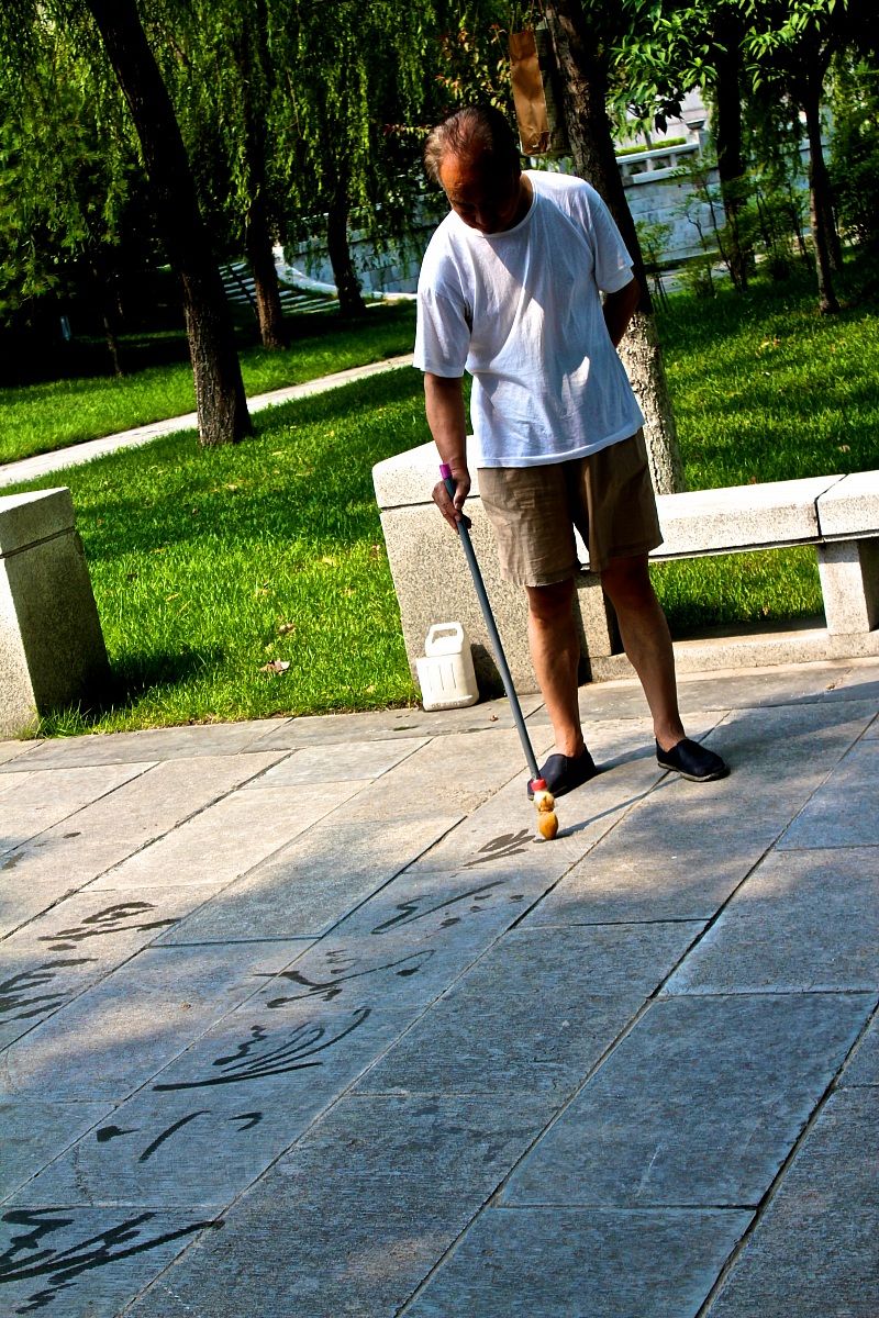 scritture con l'acqua