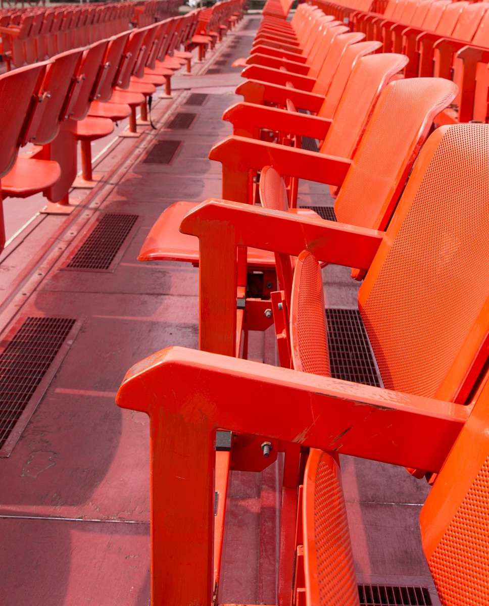 The chairs of the Arena di Verona