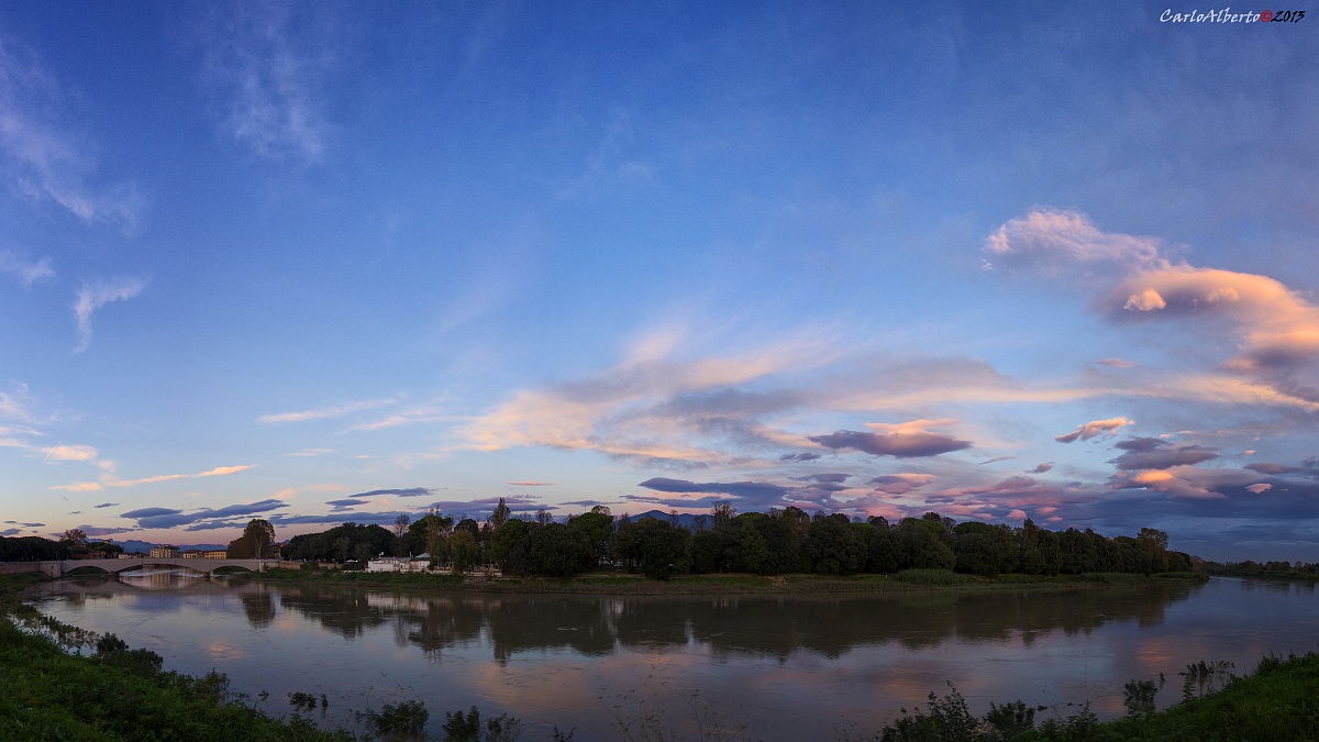 Lungarno al tramonto