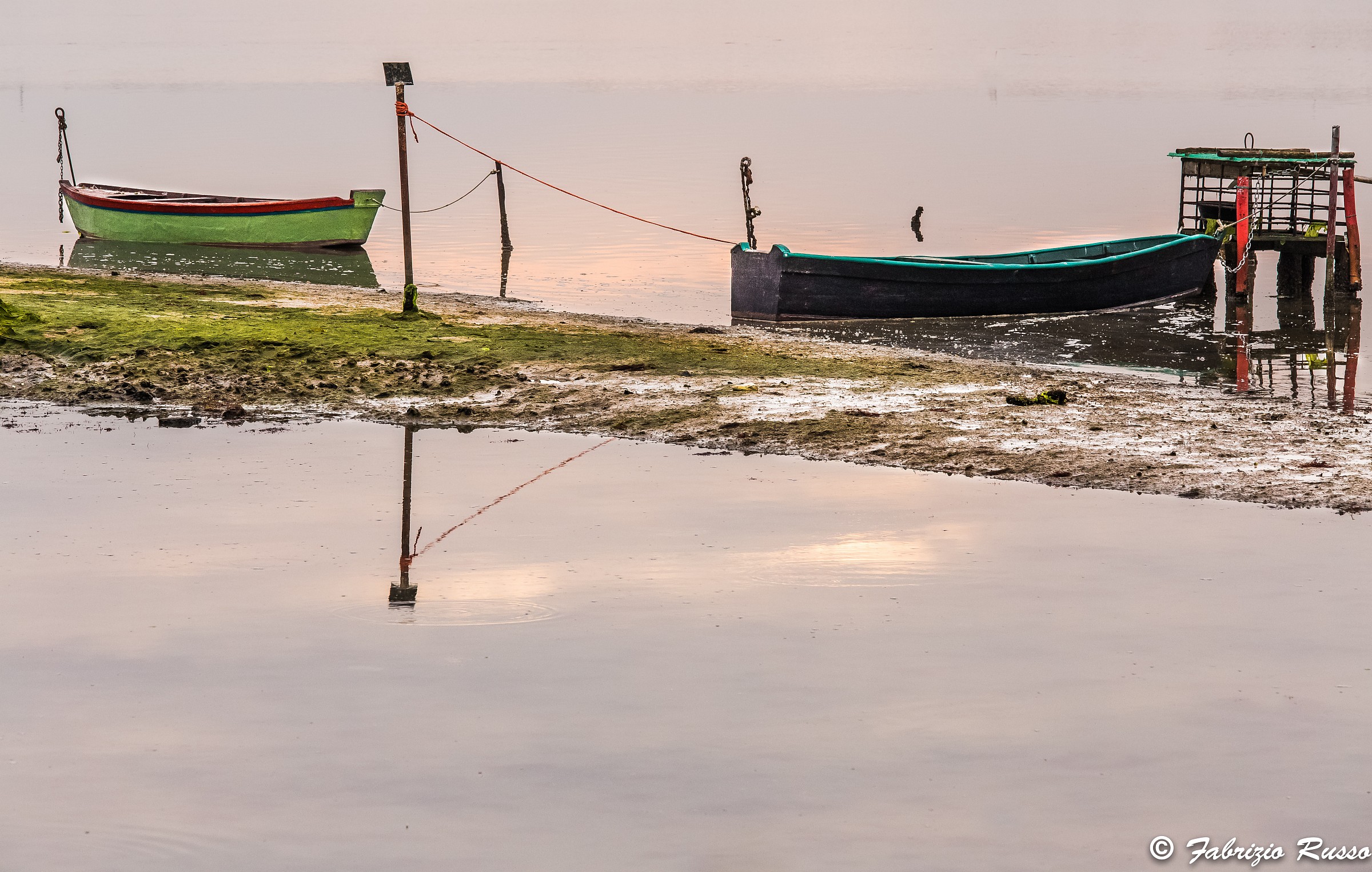 La coppia sul delta del Pò...