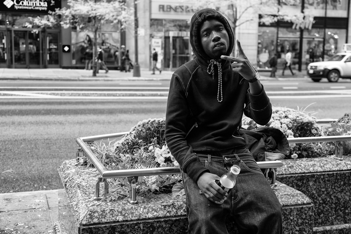 boy on the streets, Chicago