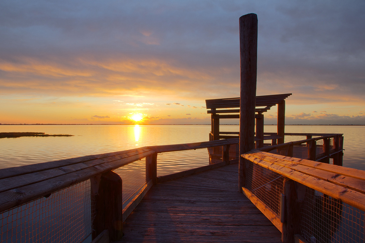 Lignano Sabbiadoro, Pontile sulla Laguna