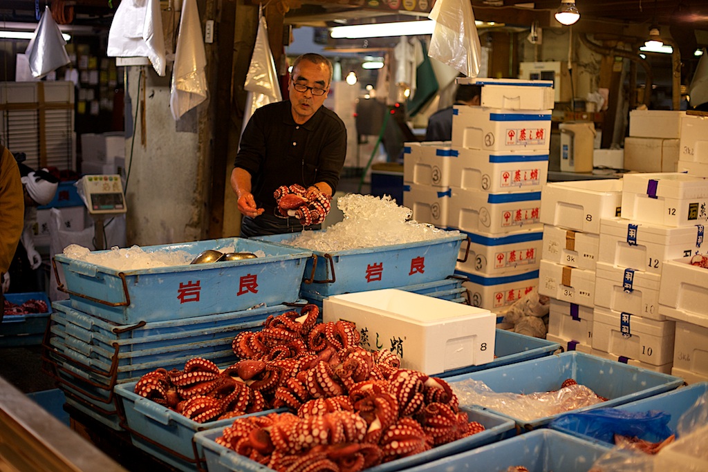 Tsukiji - Tokyo Mercato del pesce