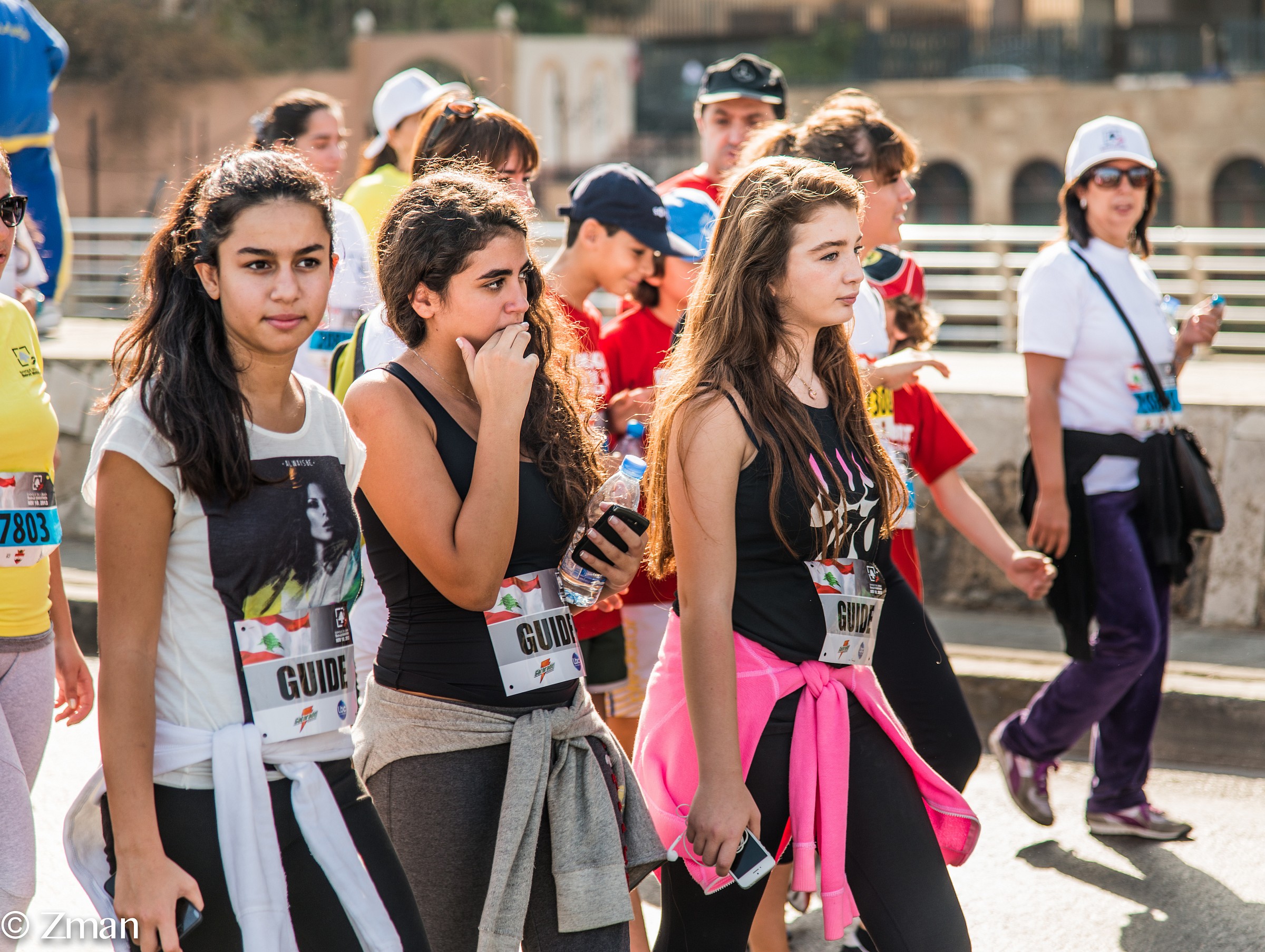 Young Girls Run No Stroll