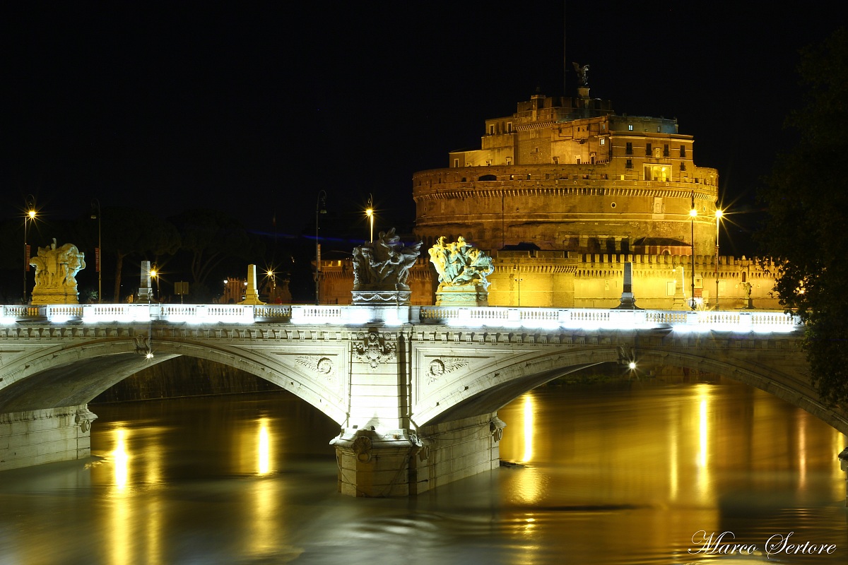 Castel Sant'Angelo by night