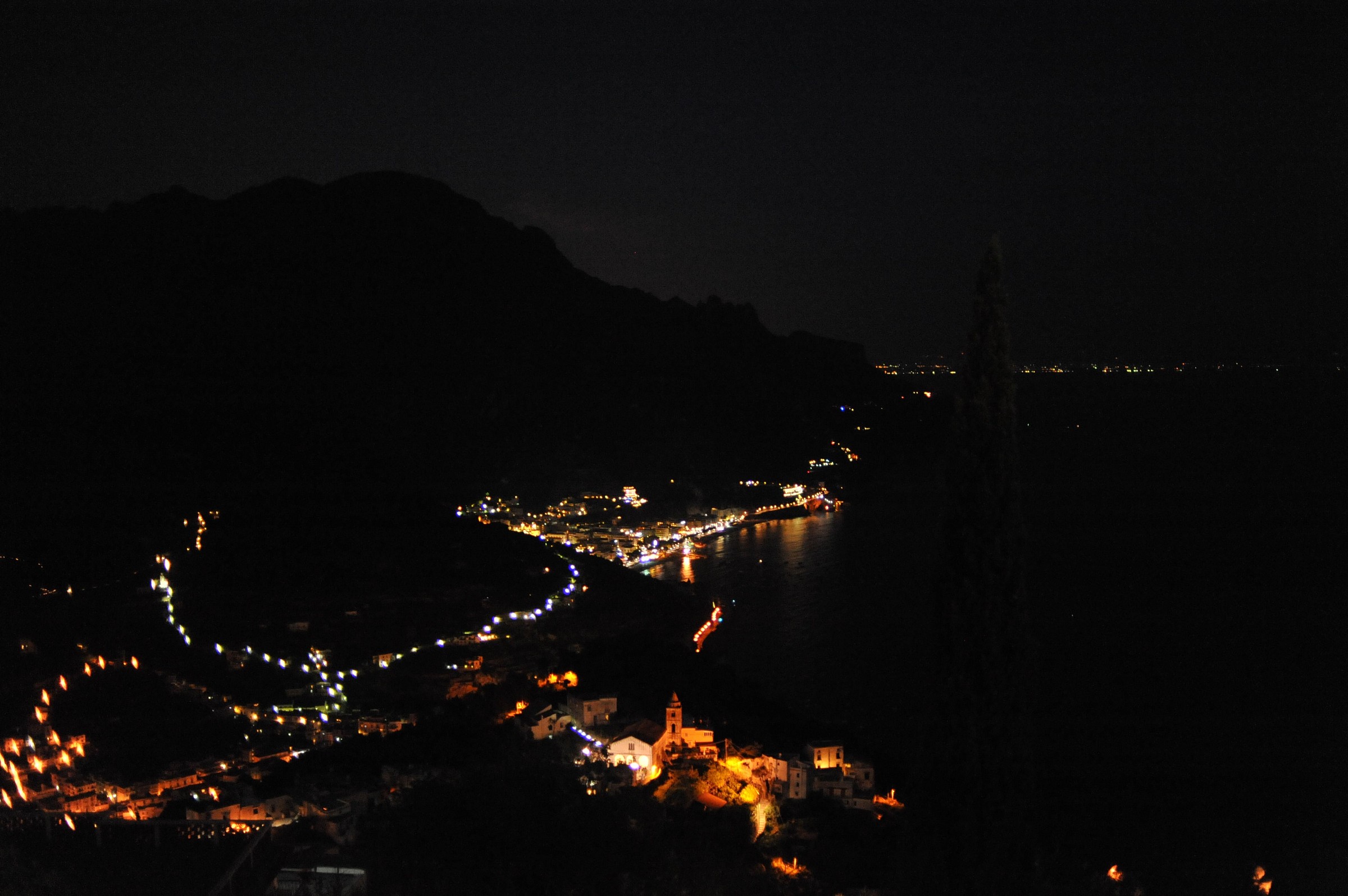 Costiera Amalfitana, notturno