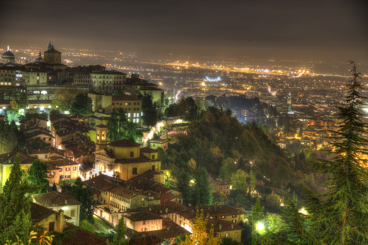 scorci su Bergamo alta
