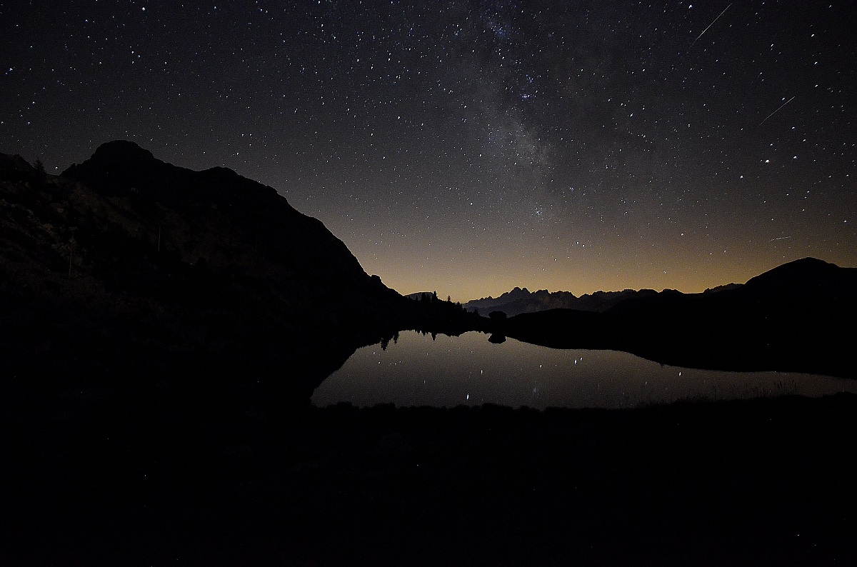Notte di stelle in Valparola