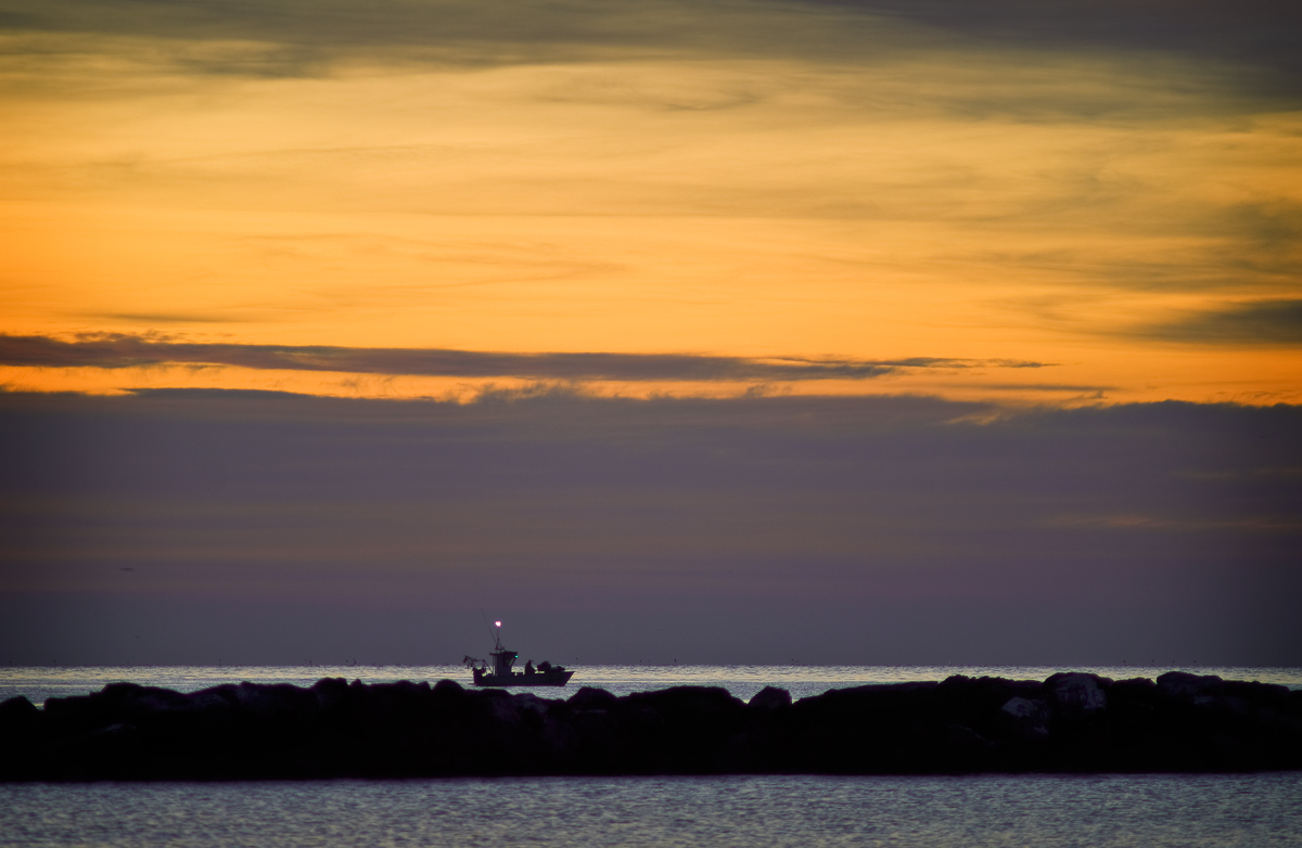 Fishing alone (Lido di Fermo)