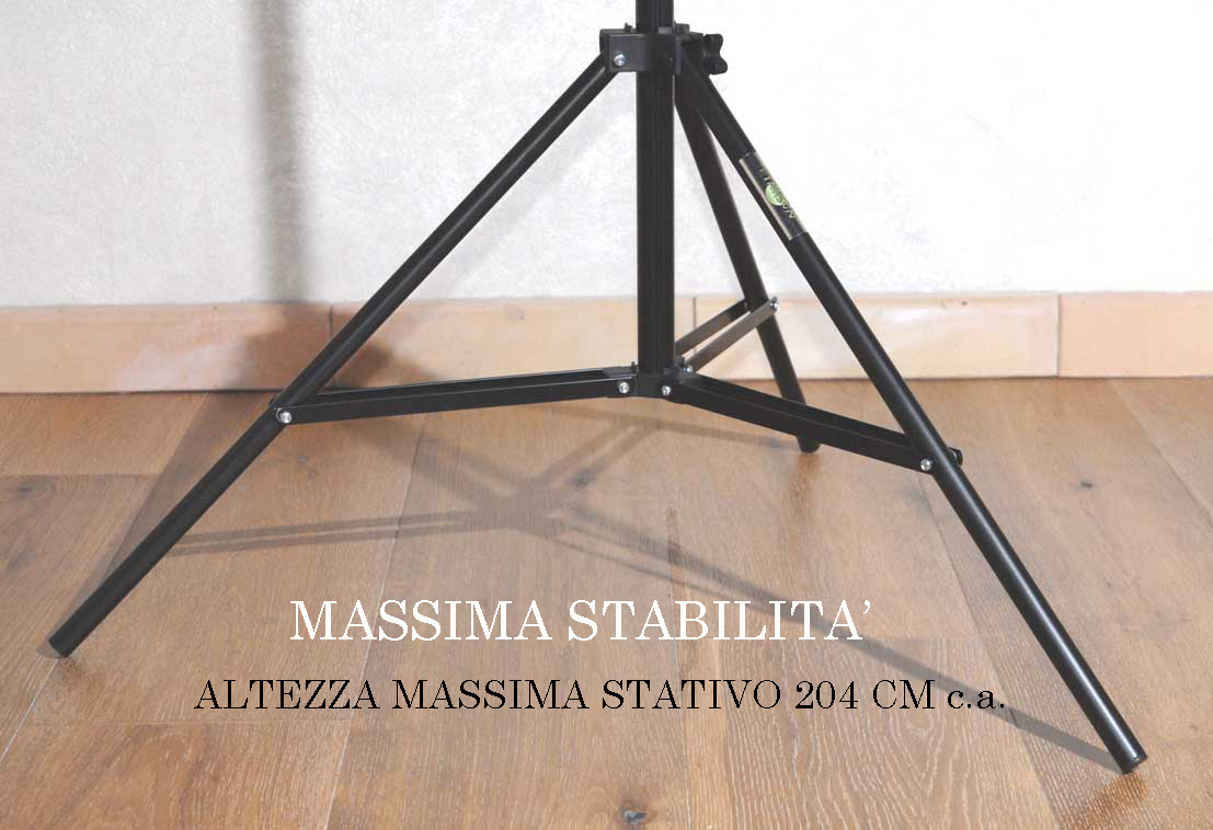 posizione gambe alla massima stabilità