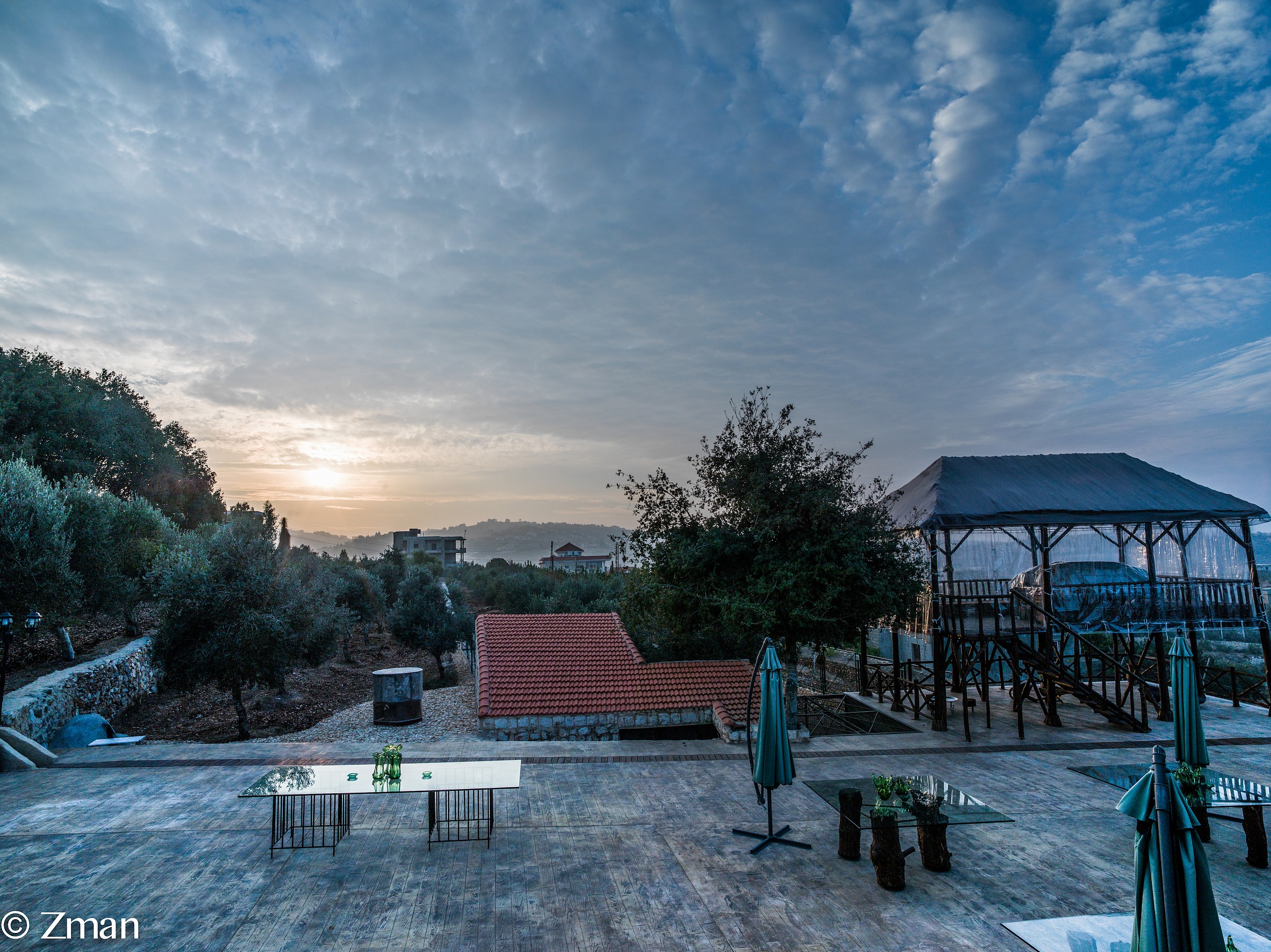 L'Area di cerimonie chiusa per l'inverno