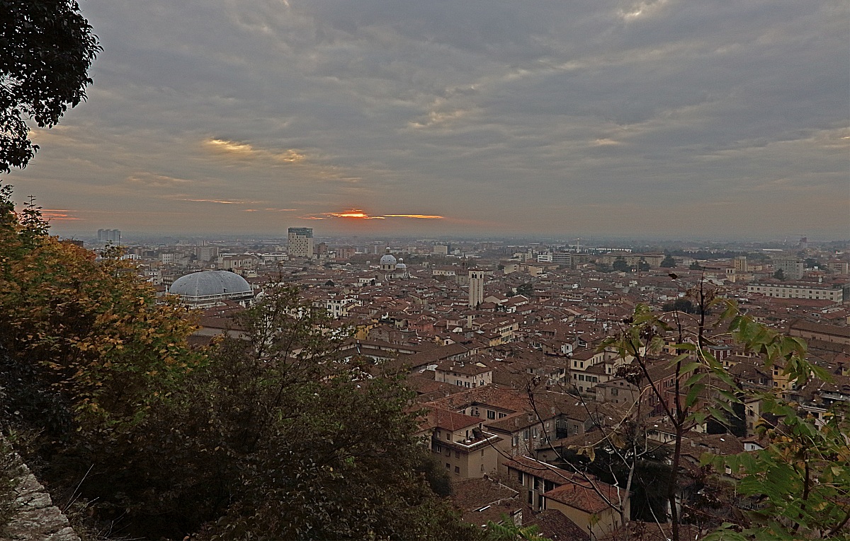 Sunset from the castle of Bs