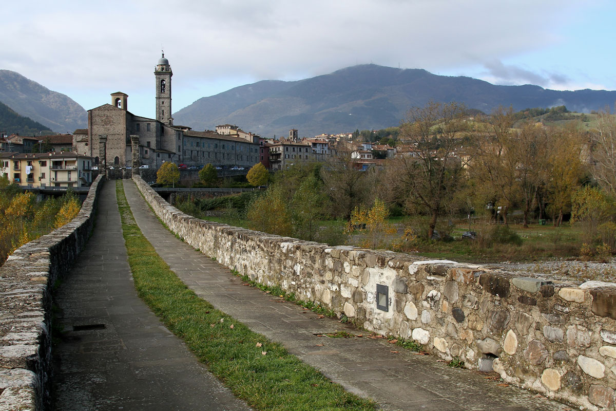 View from the Ponte Gobbo di Bobbio