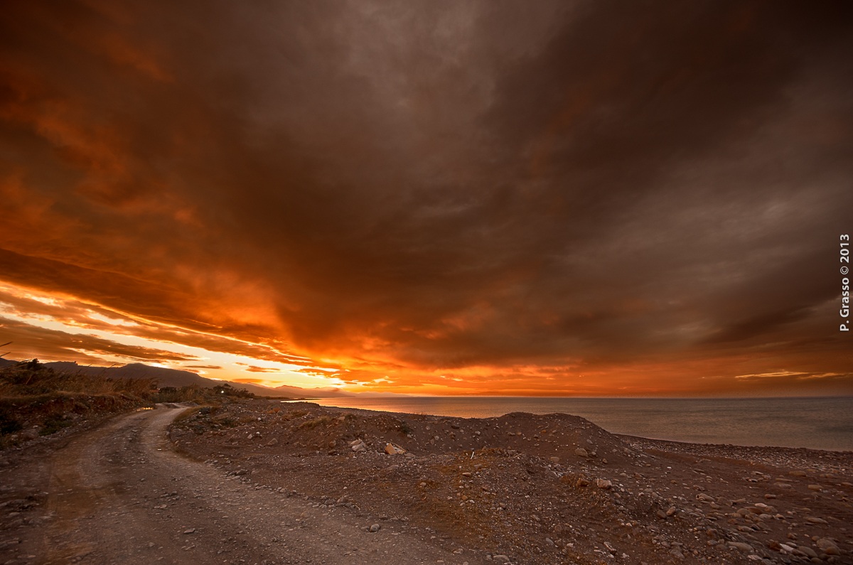 Red sky at night ...