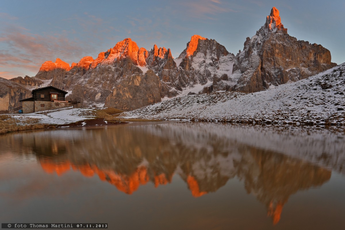 Classic Sunset at Baita Segantini