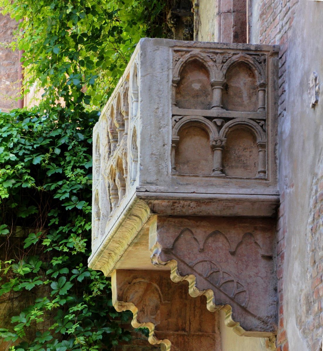 Il balcone più famoso al mondo.