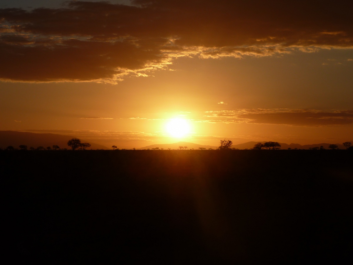 Tramonto in Kenya