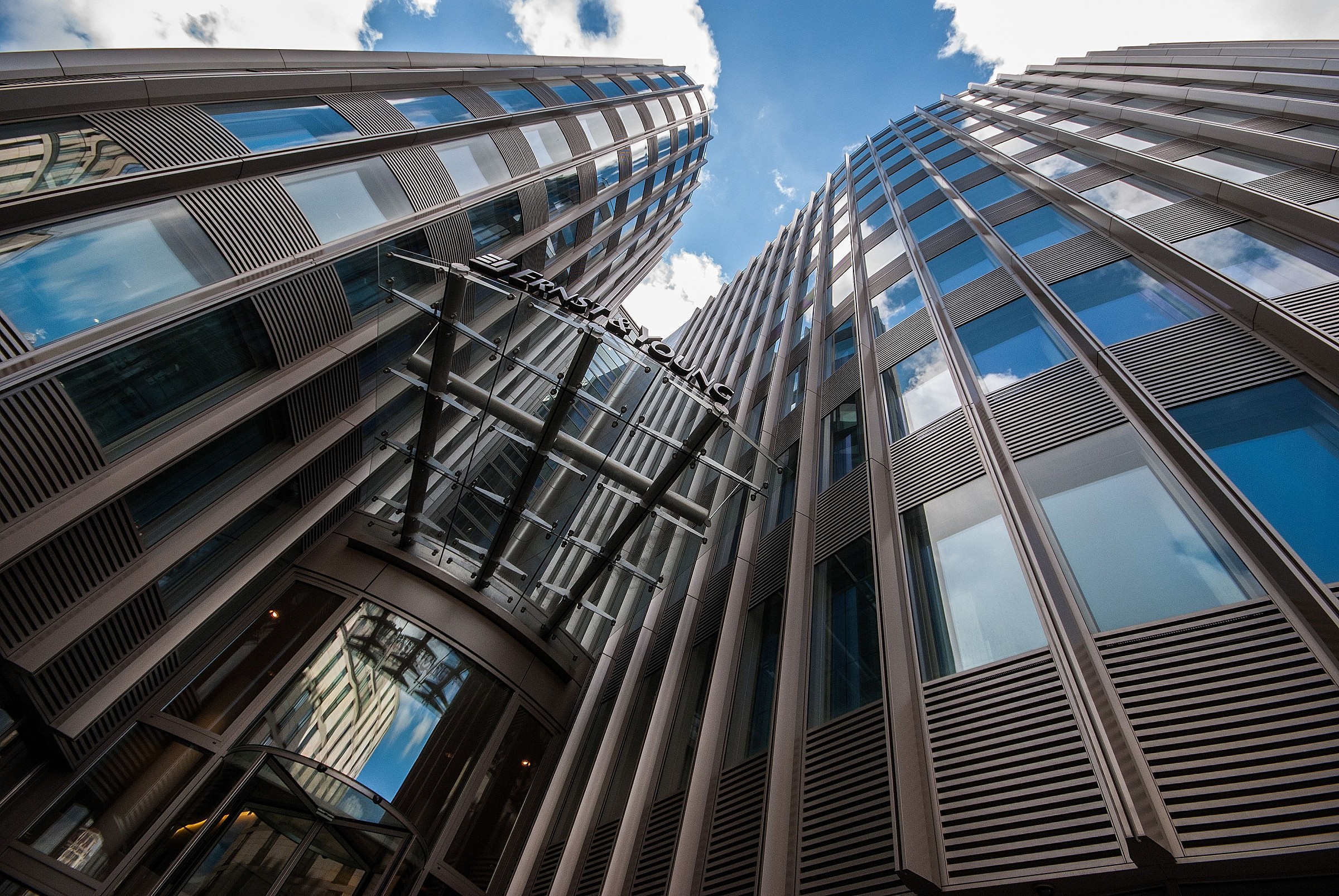 Building with reflections