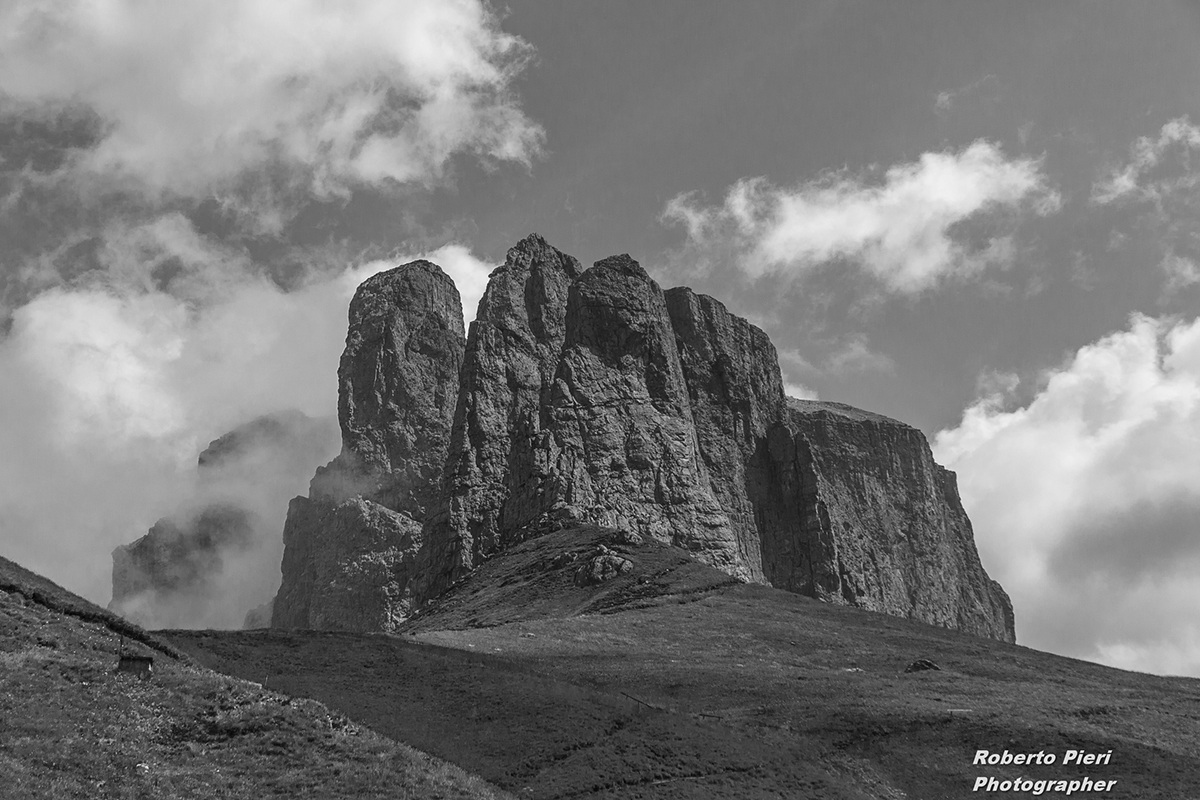 the Dolomites Pordoi