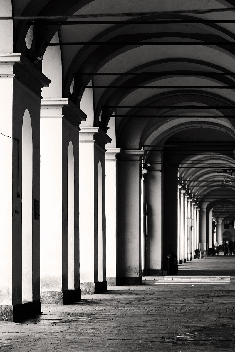 Arcades in Piazza Vittorio, Turin