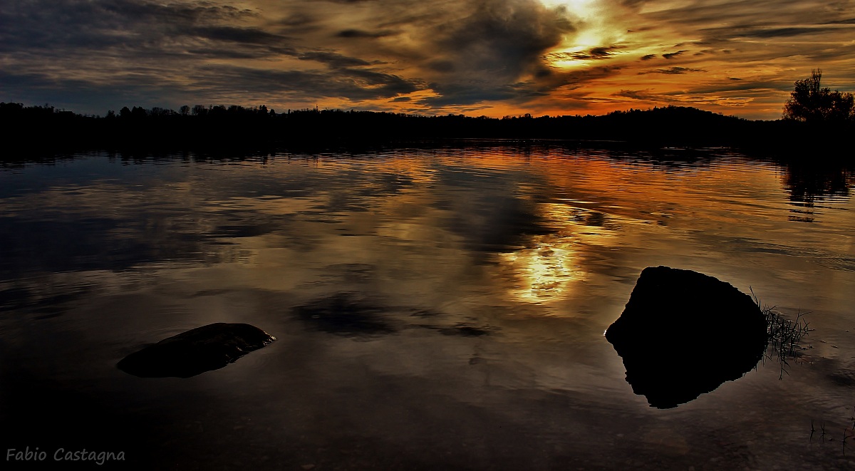 Riflessi al tramonto