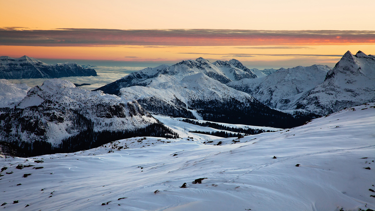 Panorama dal col margherita