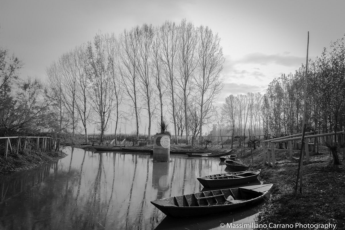 Porto del casino del lillo con la pioggia