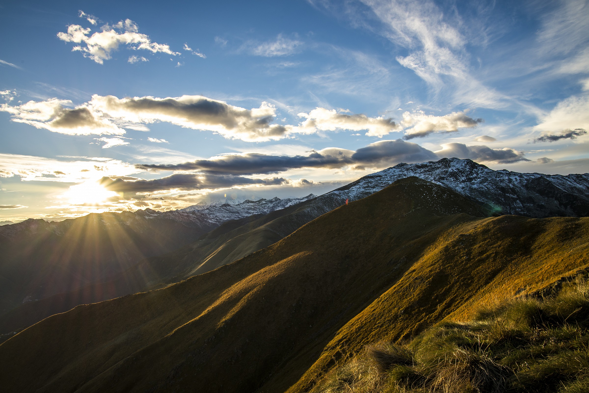 Tramonto in Valstrona
