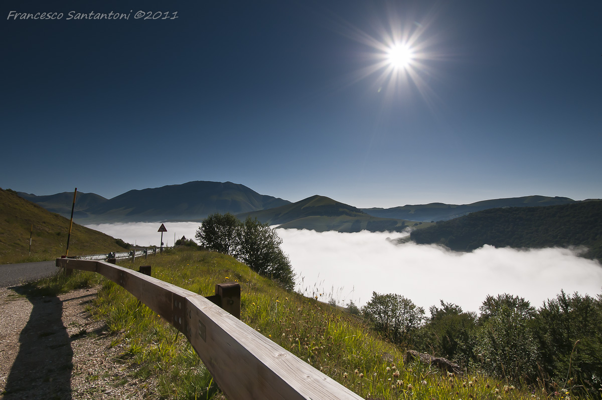 Nebbia mattutina sul Pian Grande