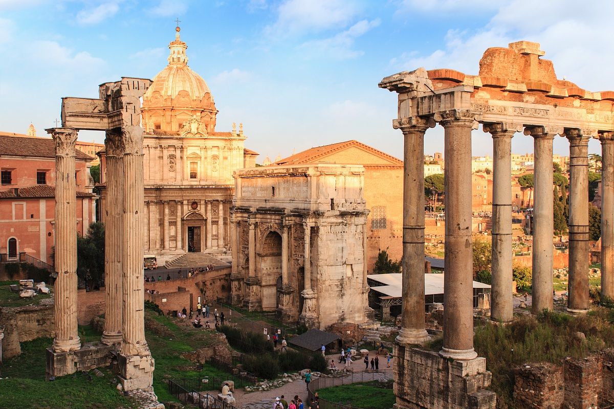 the Roman forum