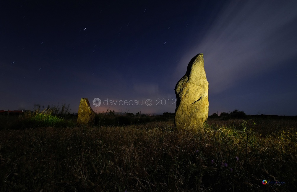 Isola di sant'Antioco - Menhirs Su Para e Sa Mongia