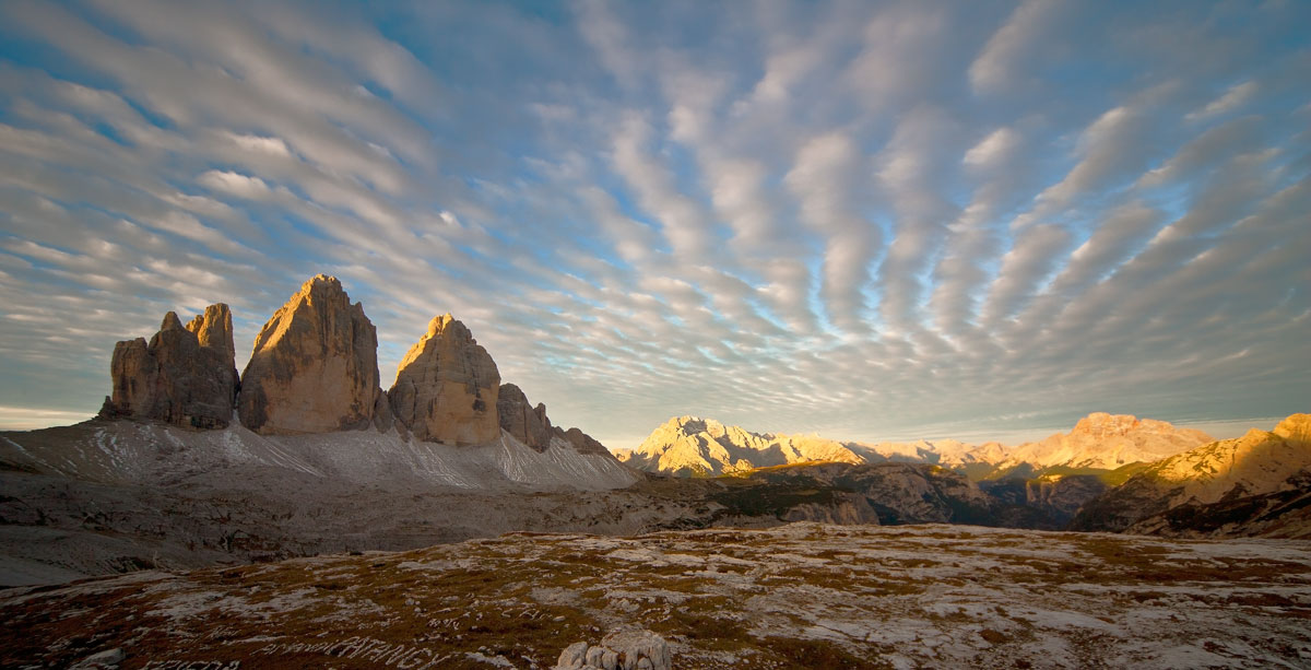 Alba sulle Tre Cime