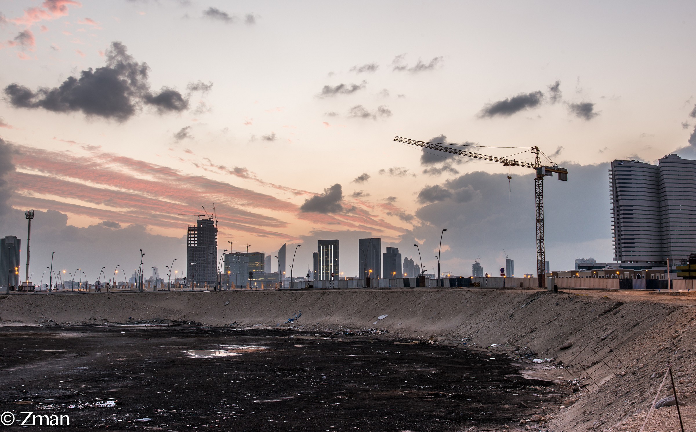 Sunset over Sorouh Developments