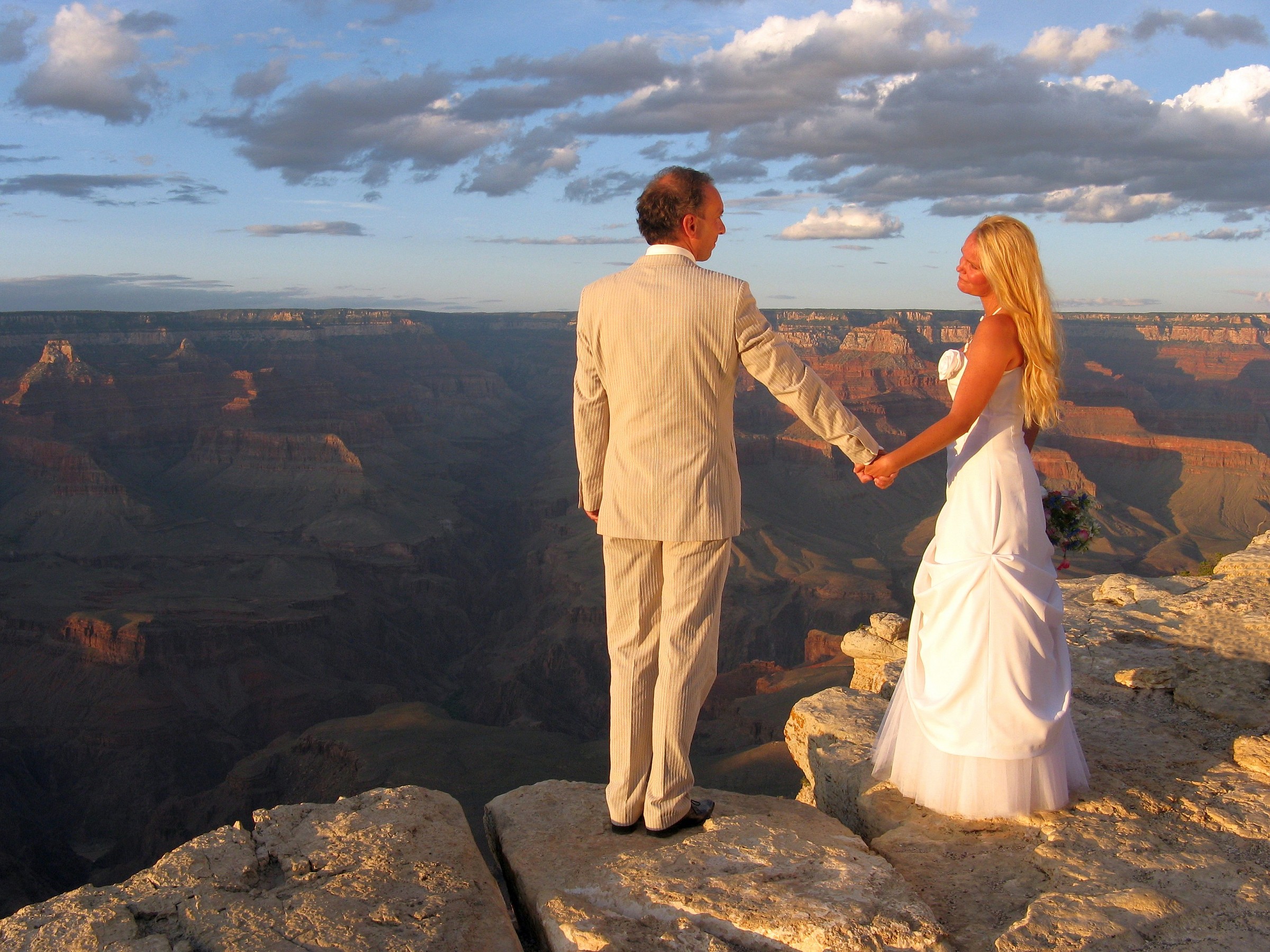 Sposi al Grand Canyon (Arizona usa)