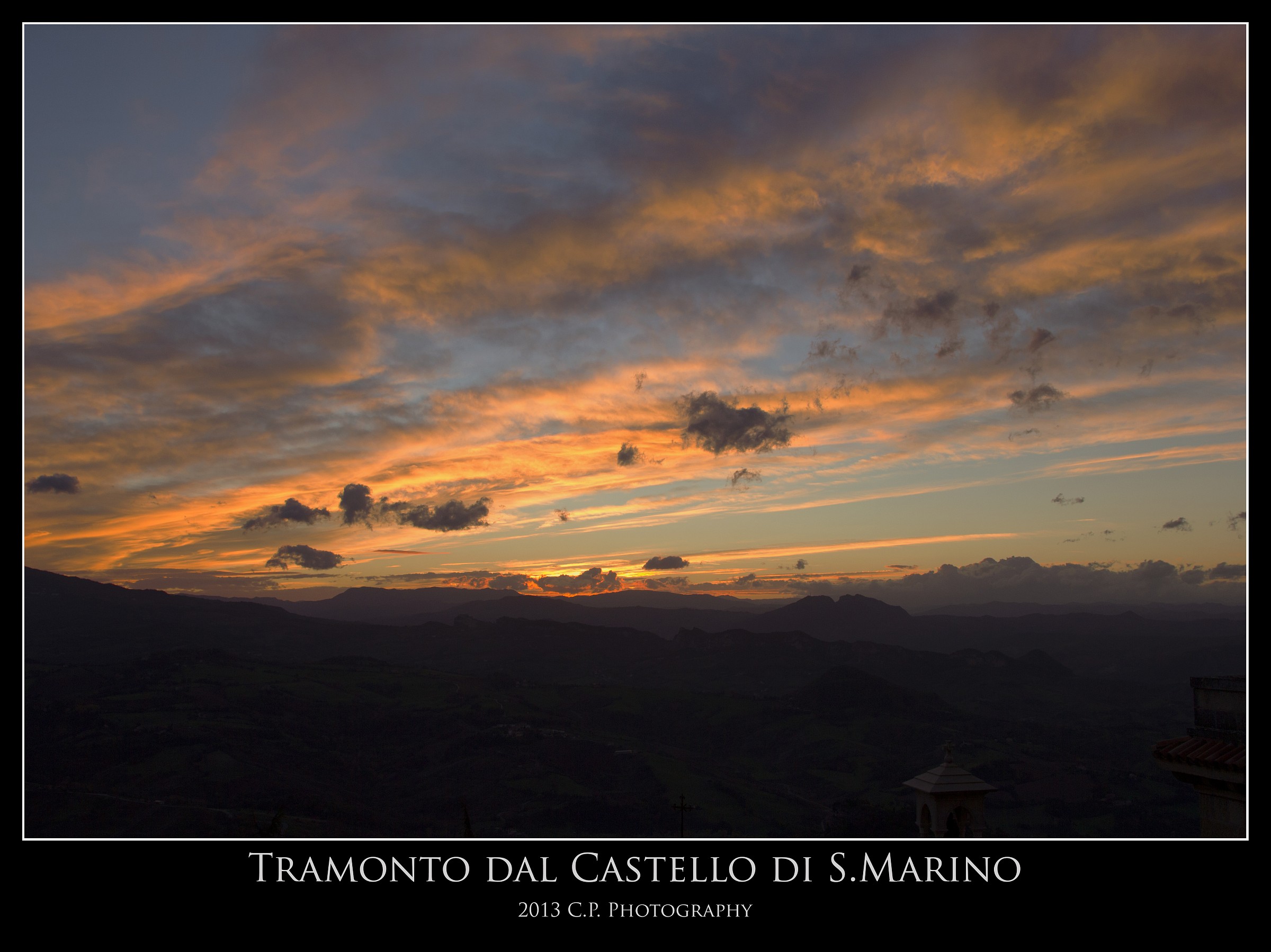 Tramonto da S.Marino