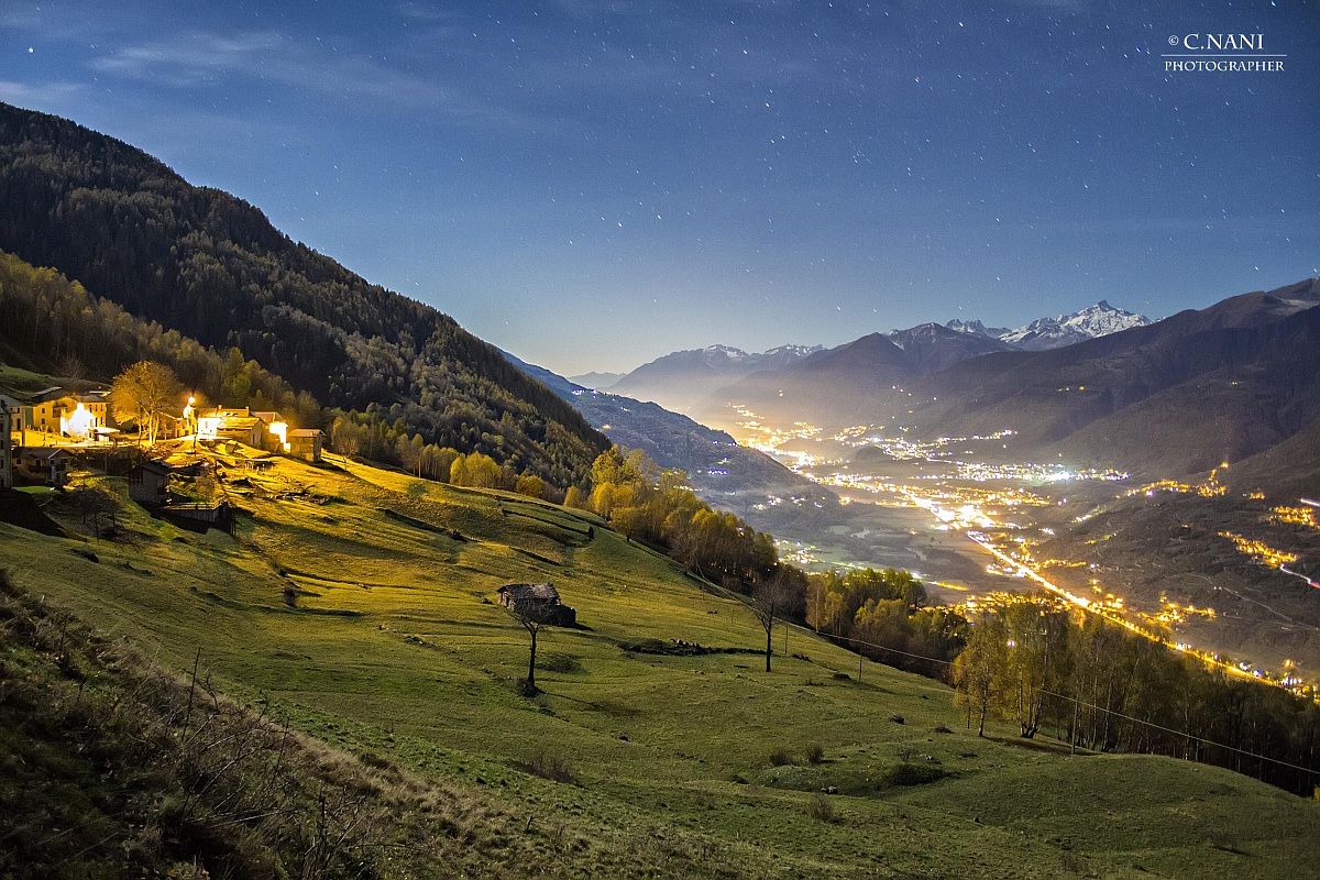 Prima notturna paesaggistica