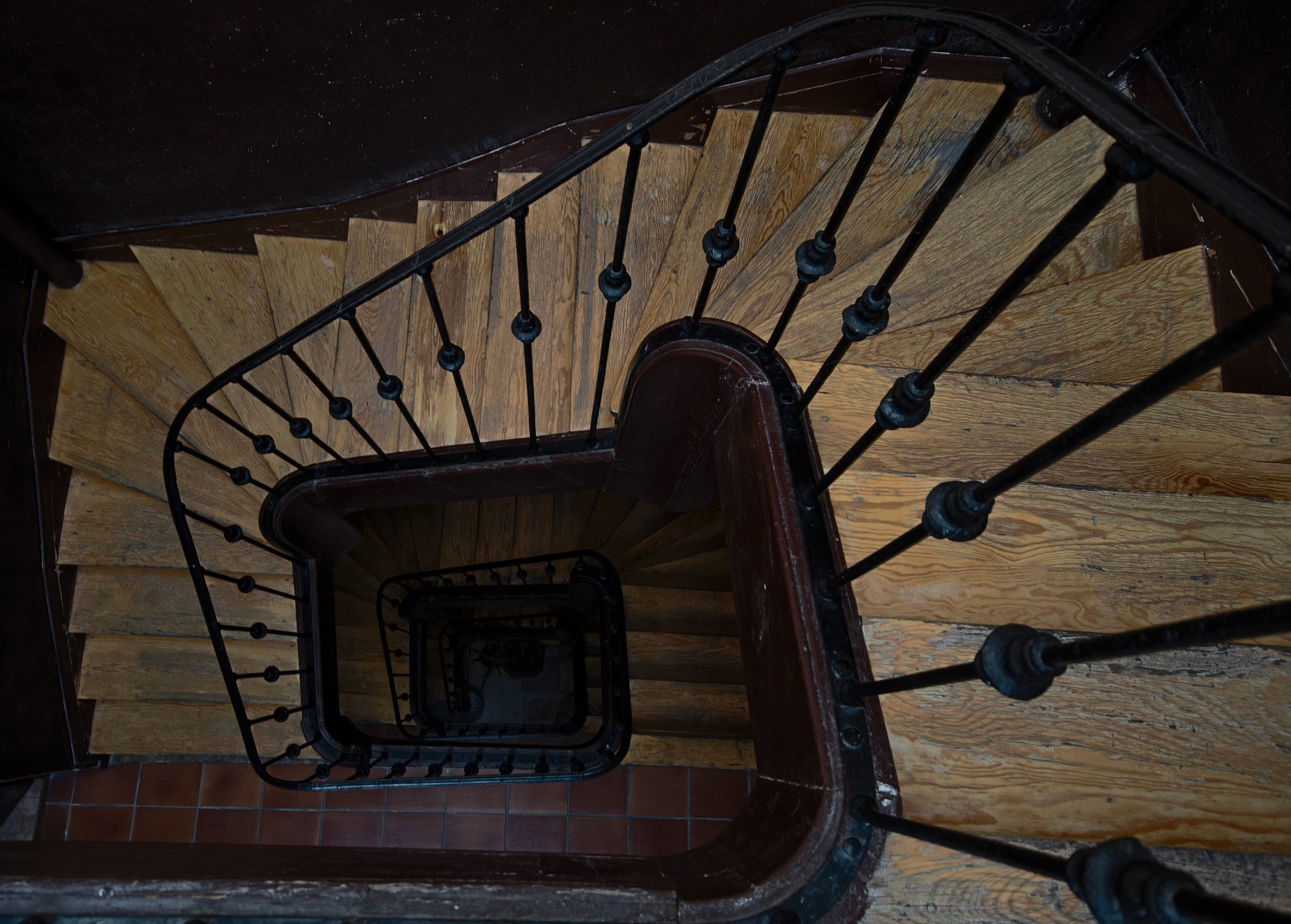 Scale in the barrio Malasaña (Madrid)