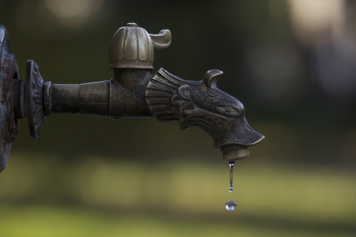 Fontanella con il raffreddore