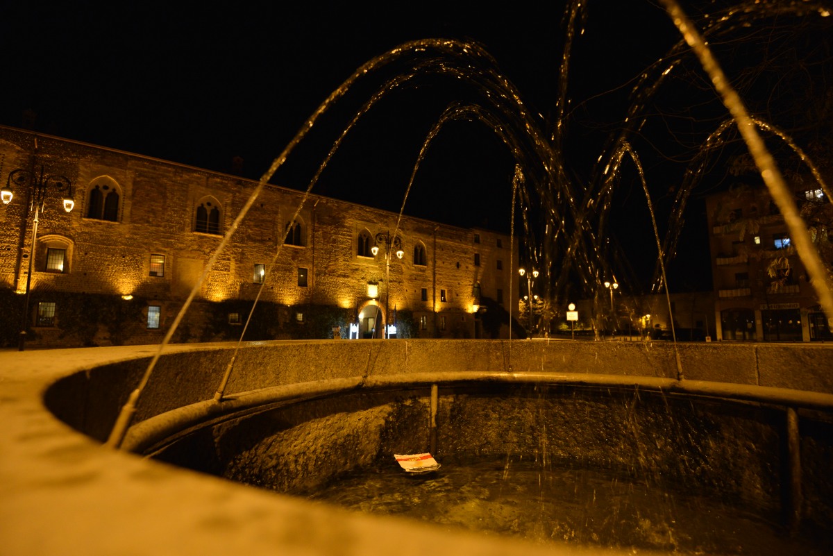 piazza castello by night 2