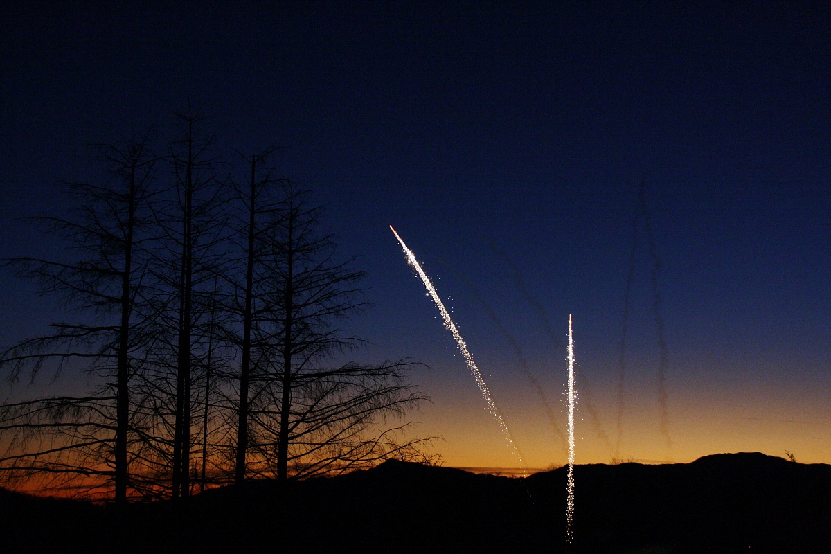 Special sunset in the Apuan Alps