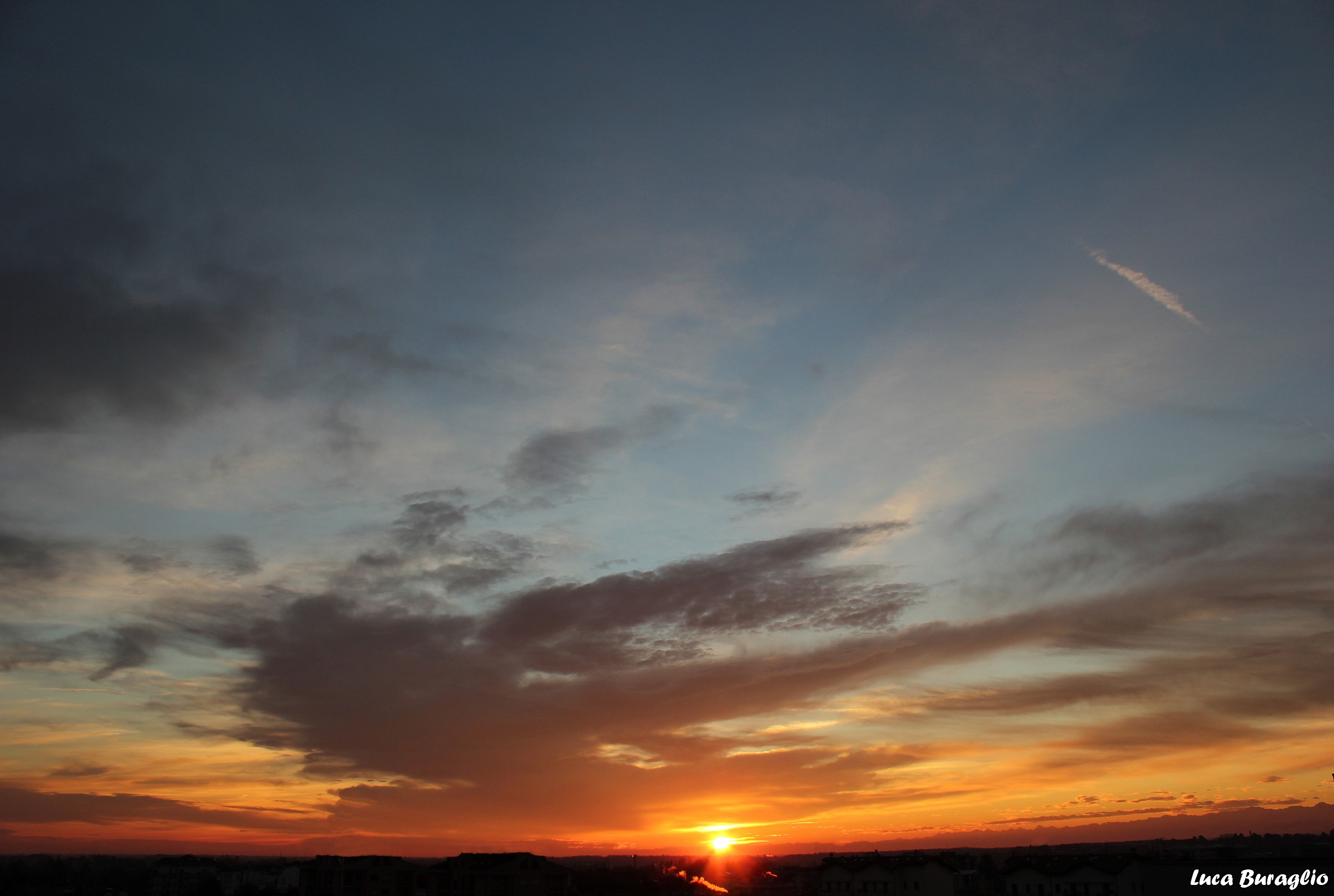 Tramonto sulla città