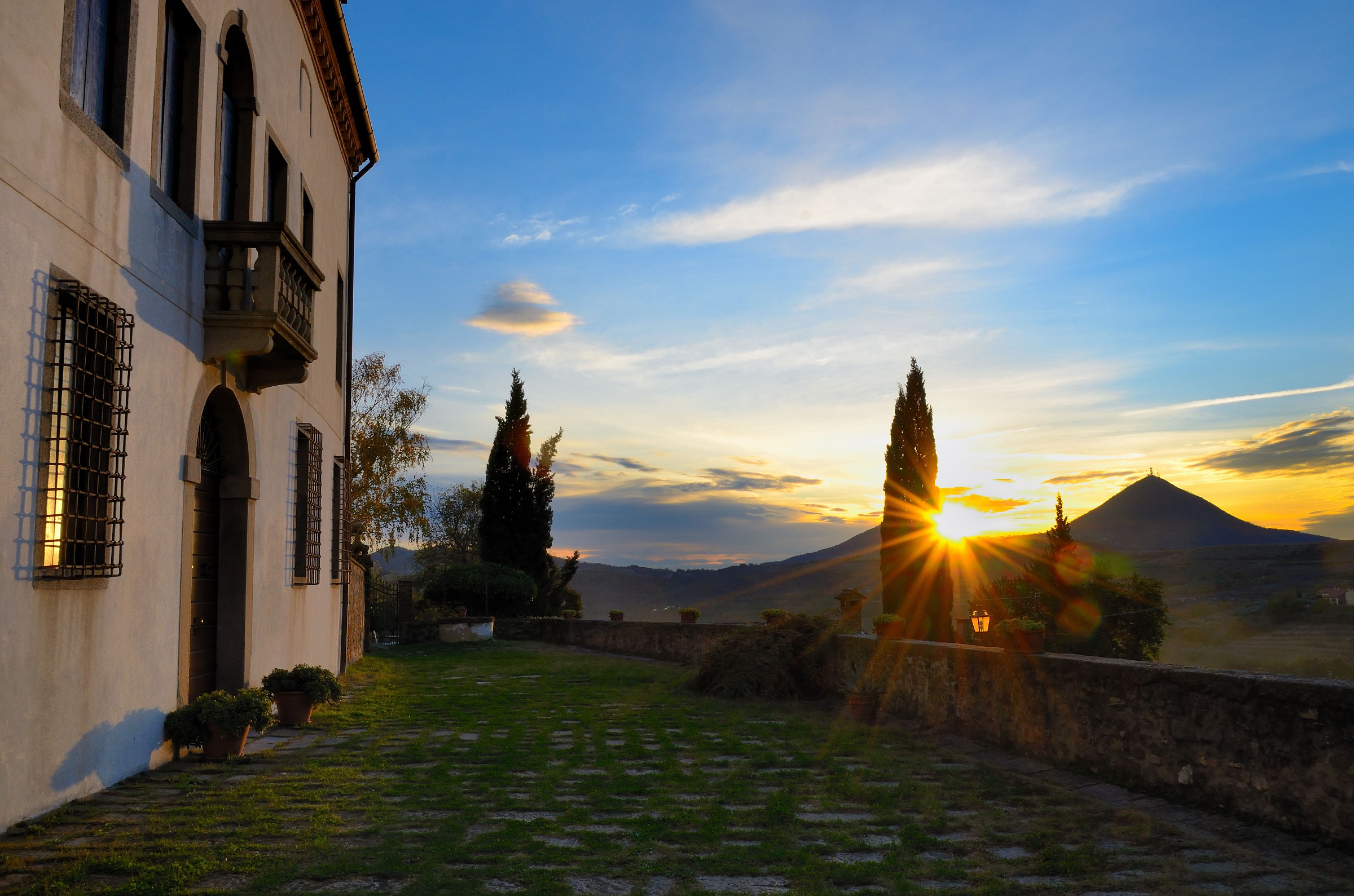 Tramonto ad Arquà Petrarca - Colli Euganei