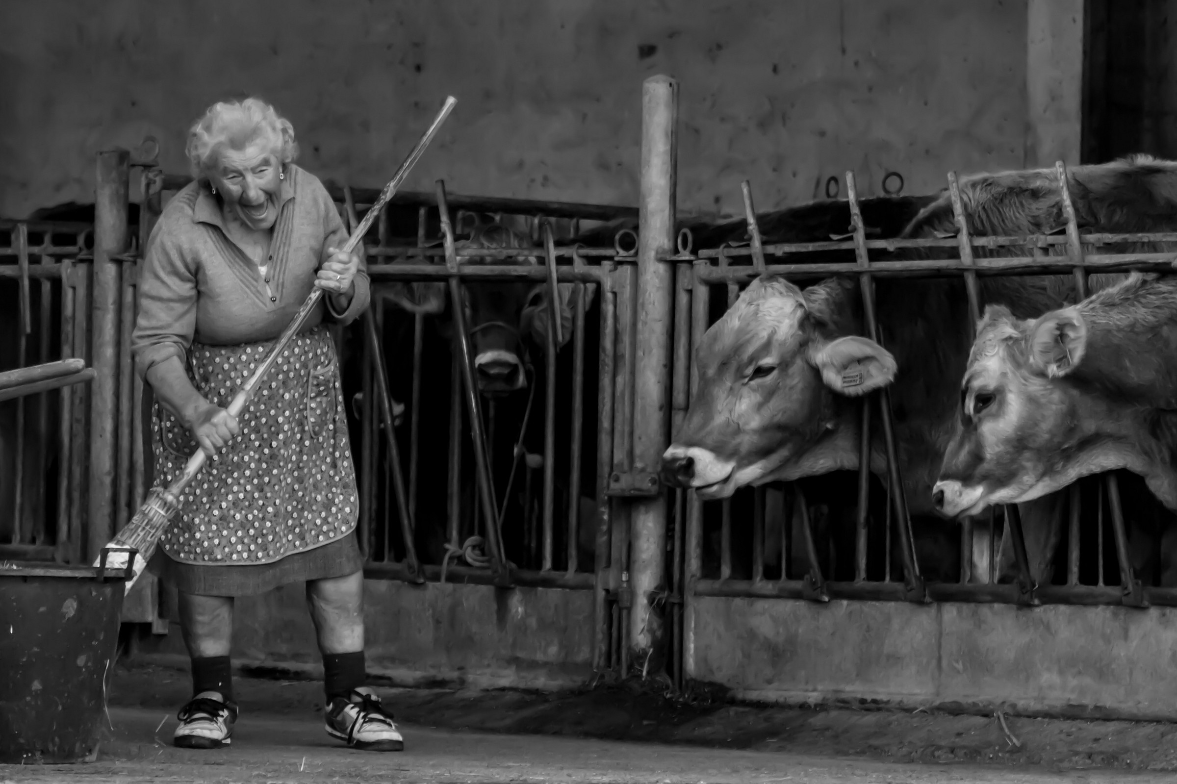 The smile of someone who appreciates life.