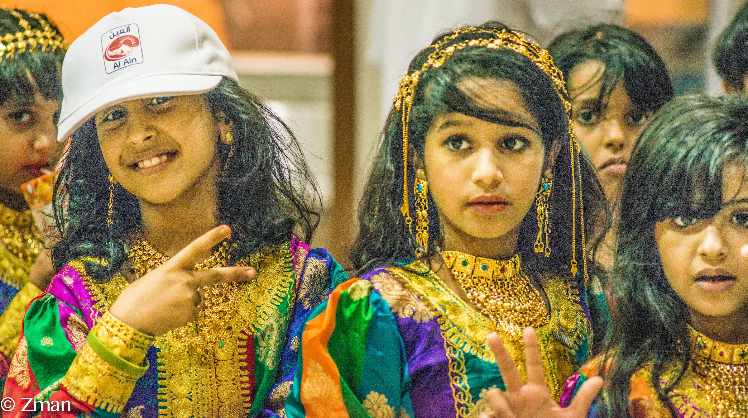 Children In The National Costume